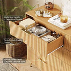 Cómoda de 8 cajones, negra/rosa/blanca/madera, individual, para dormitorio y sala de estar