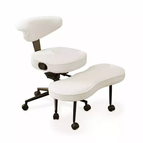 Ergonomic Kneeling Chair with Wheels, Cross Legged Office Chair, 360 Swivel, Adjustable Height Kneeling Desk Chairs, for Home, Living Room