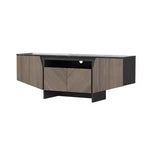 Mueble de TV Marrón Moderno de Mediados de Siglo con 4 Puertas, Soporta hasta televisores de 70", Asientos 1
