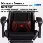 Sillón de juego reclinable de cuero sintético (PU) negro/azul/rojo/blanco con reposapiés, asiento individual