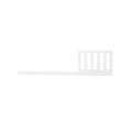 Westwood Baby | Emery Convertible Slat Crib Toddler Rail - White