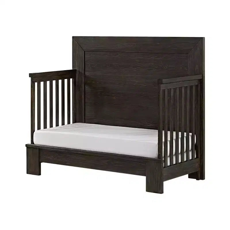Cuna convertible de madera Cocoa Brown 4 en 1 – Niño único