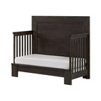 Cuna convertible de madera Cocoa Brown 4 en 1 – Niño único