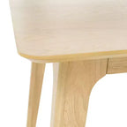 Juego de comedor rectangular de 5 piezas tapizado en gris para 4 personas