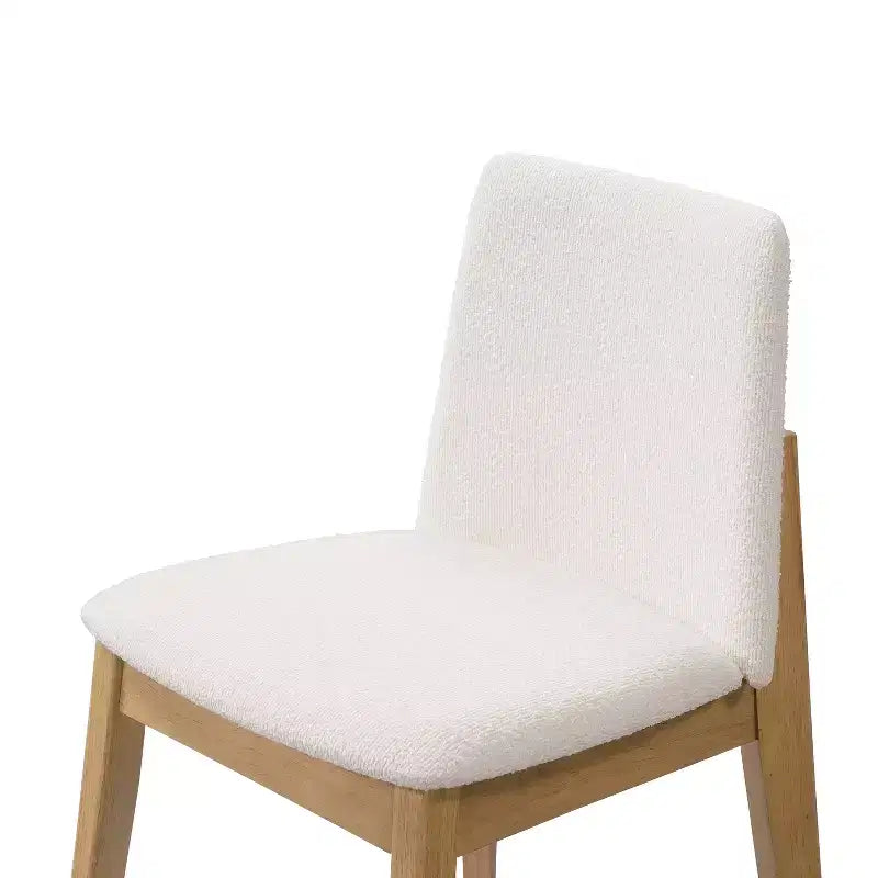Juego de comedor rectangular de 5 piezas tapizado en gris para 4 personas