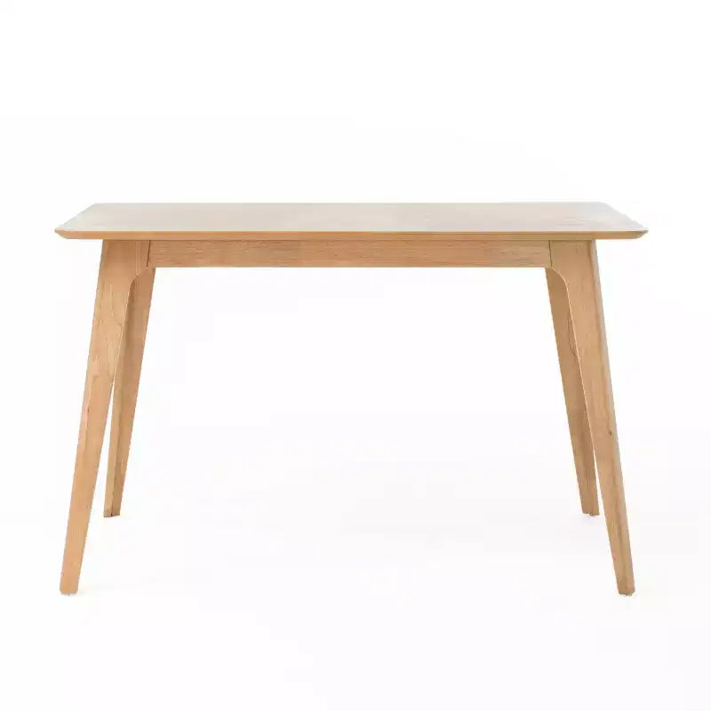 Juego de comedor rectangular de 5 piezas tapizado en gris para 4 personas