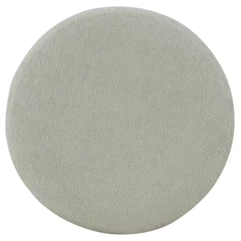 Puf redondo de Boucle – Marrón claro / Topo, Asiento individual