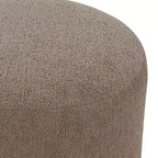 Puf redondo de Boucle – Marrón claro / Topo, Asiento individual