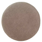 Puf redondo de Boucle – Marrón claro / Topo, Asiento individual