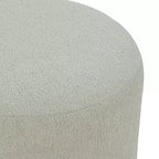 Puf redondo de Boucle – Marrón claro / Topo, Asiento individual
