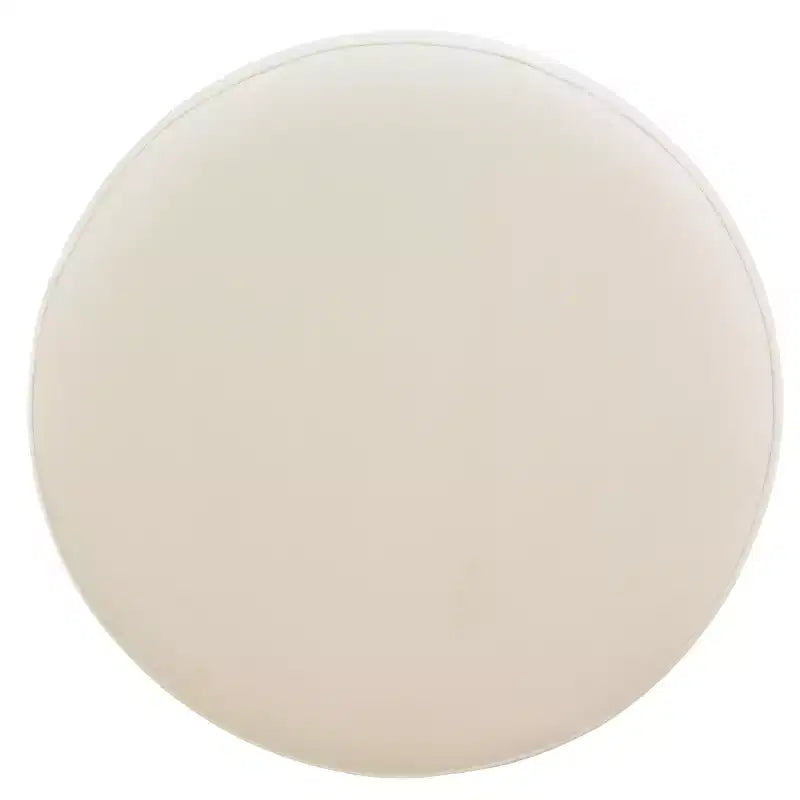 Puf redondo de terciopelo con base de latón, asiento individual — Varios colores