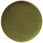 Puf redondo de terciopelo con base de latón, asiento individual — Varios colores