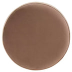 Puf redondo de terciopelo con base de latón, asiento individual — Varios colores
