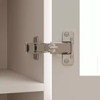 Mueble Esquinero Blanco con Puertas de Vidrio Estriado, 2 Cajones y Banco con Tapa Abatible – 1 Persona