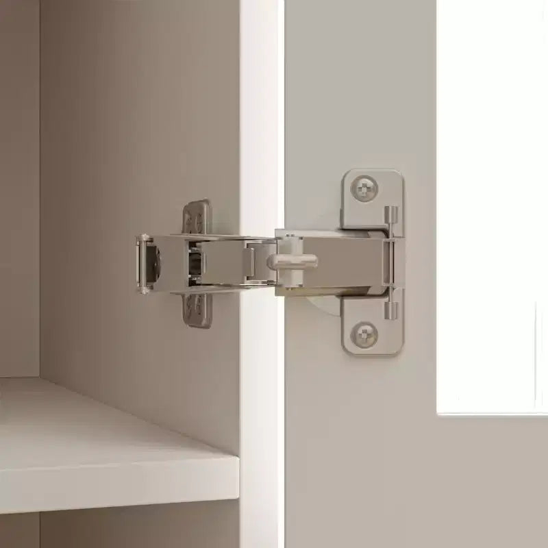 Mueble Esquinero Blanco con Puertas de Vidrio Estriado, 2 Cajones y Banco con Tapa Abatible – 1 Persona