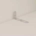 Mueble Esquinero Blanco con Puertas de Vidrio Estriado, 2 Cajones y Banco con Tapa Abatible – 1 Persona
