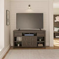 GDFStudio Sarah Rustic Barn Door TV Stand for TVs up to 60 with Sliding Doors