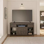 GDFStudio Sarah Rustic Barn Door TV Stand for TVs up to 60 with Sliding Doors