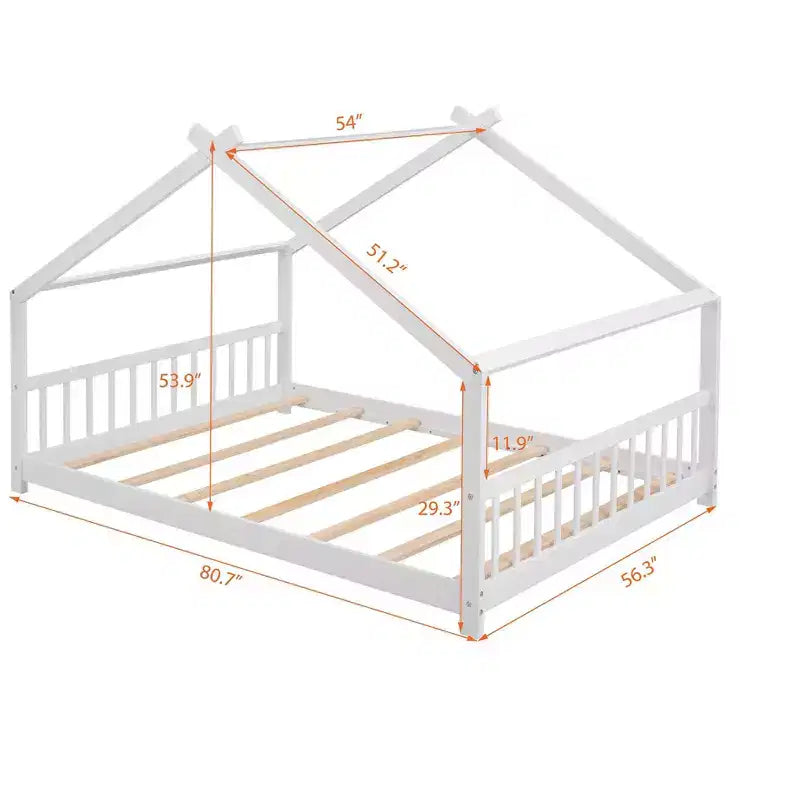 Estructura de cama White House, tamaño matrimonial, 1 persona
