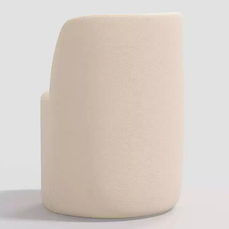 Silla de comedor sin brazos de terciopelo negro/perla/blanco/oliva/cacao, asientos para 1