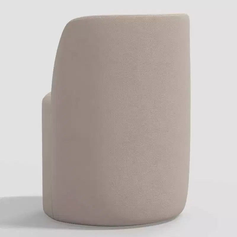 Silla de comedor sin brazos de terciopelo negro/perla/blanco/oliva/cacao, asientos para 1