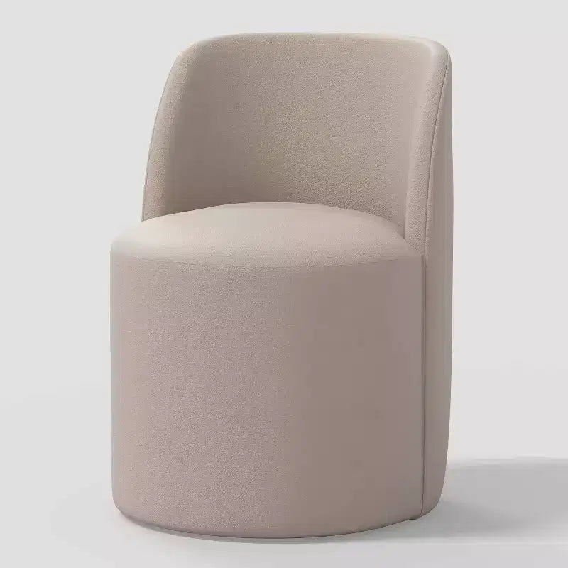 Silla de comedor sin brazos de terciopelo negro/perla/blanco/oliva/cacao, asientos para 1